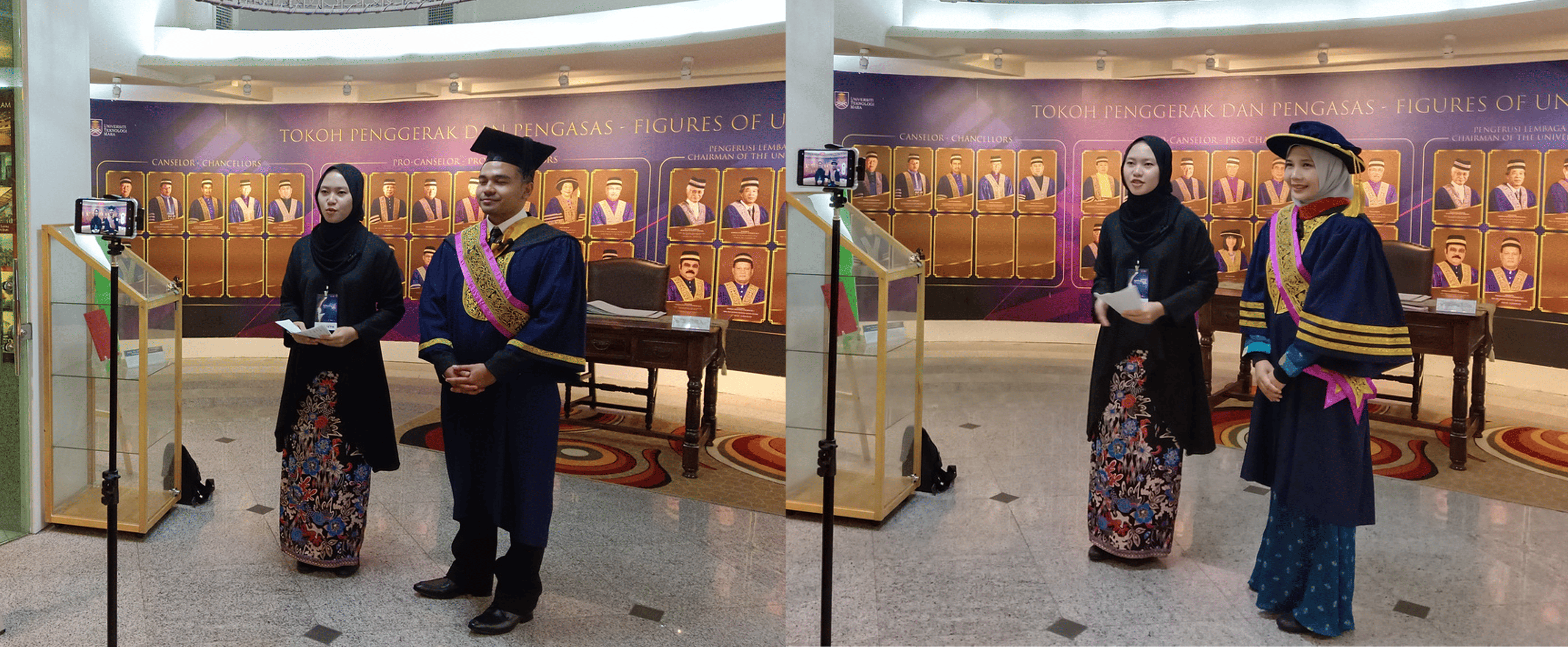 Menjadi Lokasi Temubual Penerima Anugerah Cemerlang pada Istiadat Konvokesyen UiTM ke-99